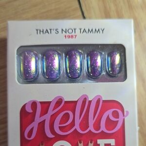 That's Not Tammy 1987 Purple Press-On Nails